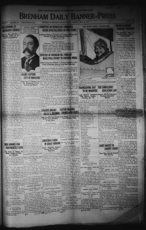 Brenham Daily Banner-Press (Brenham, Tex.), Vol. 33, No. 200, Ed. 1 Monday, November 20, 1916