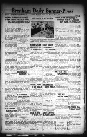 Brenham Daily Banner-Press (Brenham, Tex.), Vol. 31, No. 286, Ed. 1 Thursday, March 4, 1915