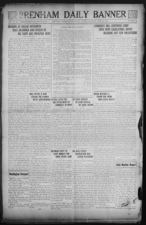 Brenham Daily Banner (Brenham, Tex.), Vol. 30, No. 73, Ed. 1 Saturday, June 21, 1913
