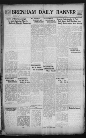 Brenham Daily Banner (Brenham, Tex.), Vol. 29, No. 272, Ed. 1 Saturday, February 22, 1913