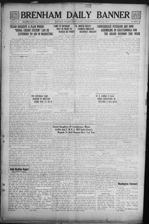 Brenham Daily Banner (Brenham, Tex.), Vol. 30, No. 50, Ed. 1 Monday, May 26, 1913