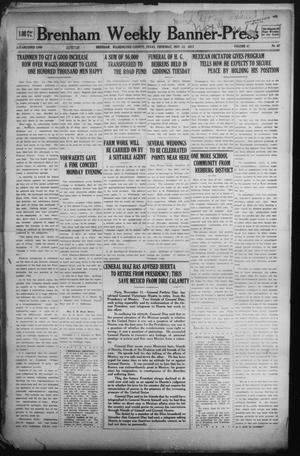 Primary view of object titled 'Brenham Weekly Banner-Press (Brenham, Tex.), Vol. 47, No. 42, Ed. 1 Thursday, November 13, 1913'.