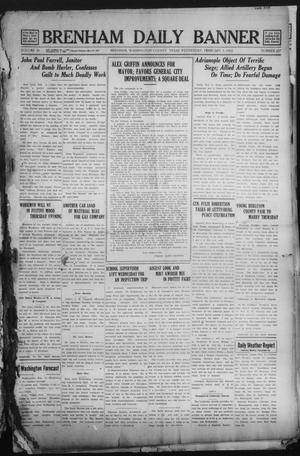 Brenham Daily Banner (Brenham, Tex.), Vol. 29, No. 257, Ed. 1 Wednesday, February 5, 1913