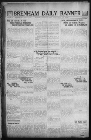 Primary view of object titled 'Brenham Daily Banner (Brenham, Tex.), Vol. 30, No. 80, Ed. 1 Monday, June 30, 1913'.