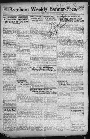 Brenham Weekly Banner-Press (Brenham, Tex.), Vol. 47, No. 37, Ed. 1 Thursday, October 9, 1913