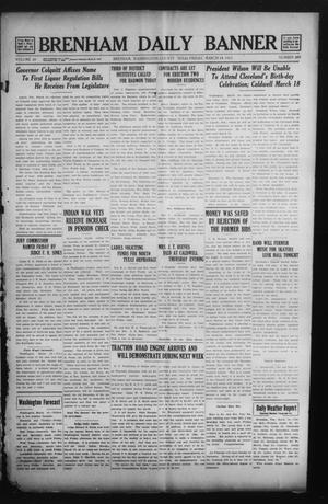 Brenham Daily Banner (Brenham, Tex.), Vol. 29, No. 289, Ed. 1 Friday, March 14, 1913