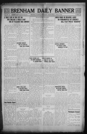 Brenham Daily Banner (Brenham, Tex.), Vol. 30, No. 72, Ed. 1 Friday, June 20, 1913