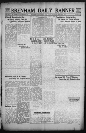 Brenham Daily Banner (Brenham, Tex.), Vol. 29, No. 287, Ed. 1 Wednesday, March 12, 1913