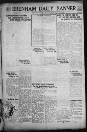 Brenham Daily Banner (Brenham, Tex.), Vol. 30, No. 59, Ed. 1 Thursday, June 5, 1913