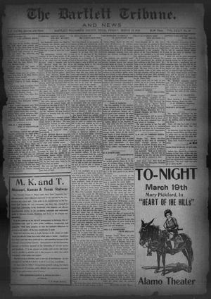 The Bartlett Tribune and News (Bartlett, Tex.), Vol. 34, No. 39, Ed. 1, Friday, March 19, 1920