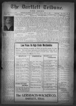 The Bartlett Tribune and News (Bartlett, Tex.), Vol. 35, No. 13, Ed. 1, Friday, September 17, 1920