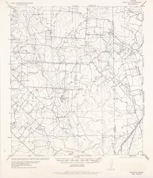 Primary view of object titled 'Texas: Schattel Quadrangle Grid Zone "D"'.
