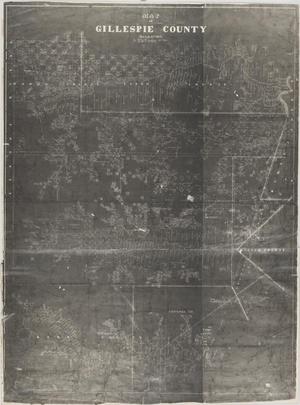 Primary view of object titled 'Map of Gillespie County'.
