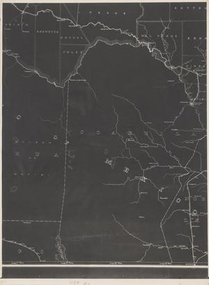 Primary view of object titled 'Post Route Map of the State of Texas with Adjacent Parts of Louisiana, Arkansas, Indian Territory and the Republic of Mexico 1889 (6).'.