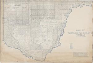 Primary view of object titled 'Map of Brewster County Texas.'.