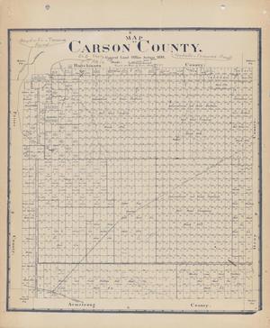 Map of Carson County