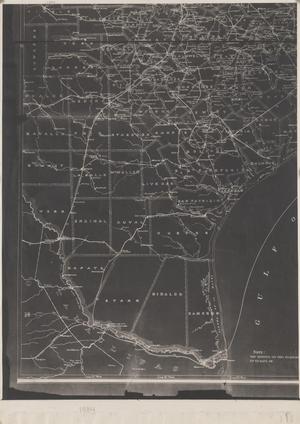 [Post Route Map of the State of Texas with Adjacent Parts of Louisiana, Arkansas, Indian Territory and of the Republic of Mexico (4).]