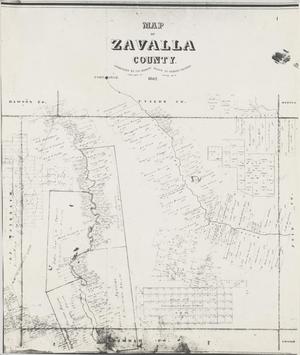 Map of Zavalla County.