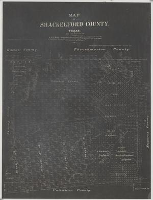 Primary view of object titled 'Map of Shackelford County'.