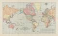 Thumbnail image of item number 1 in: 'Map of the World Showing Trade Routes & Shortest Sailing Distances Between Canadian & Foreign Ports'.