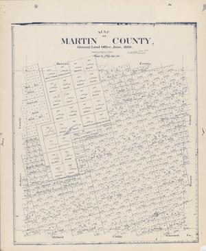 Primary view of object titled 'Map of Martin County'.