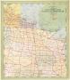 Thumbnail image of item number 1 in: 'Sectional map indicating main automobile roads between Canada and United States (middle west sheet).'.