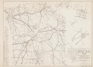 Primary view of object titled 'General Highway Map Bastrop County, Texas'.