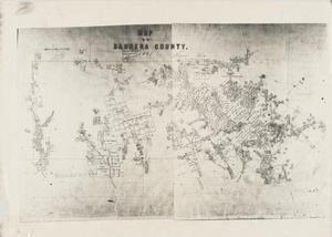 Primary view of object titled 'Map of Bandera County'.