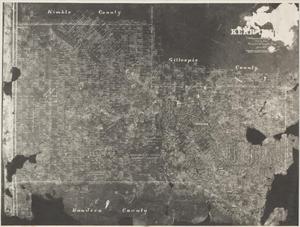 Primary view of object titled 'Map of Kerr County'.