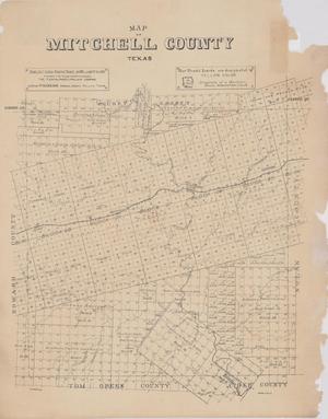 Map of Mitchell County, Texas