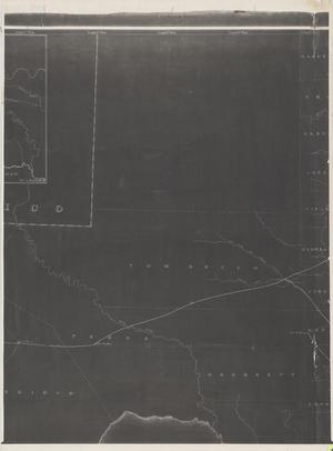 Primary view of object titled 'Post Route Map of the State of Texas with Adjacent Parts of Louisiana, Arkansas, Indian Territory and the Republic of Mexico 1878 3).'.