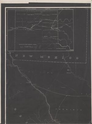 Primary view of object titled 'Post Route Map of the State of Texas with Adjacent Parts of Louisiana, Arkansas, Indian Territory and of the Republic of Mexico 1881 (2).'.