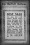 Newspaper: The Bartlett Tribune (Bartlett, Tex.), Vol. 21, No. 33, Ed. 1, Friday…