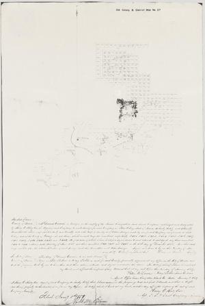 Primary view of object titled 'Old Colony and District Map 27.'.