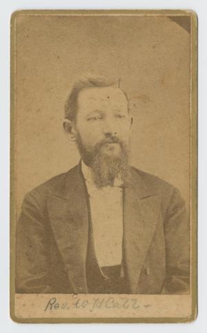 Primary view of object titled '[Portrait of Rev. W. H. Call]'.