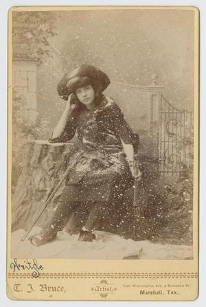 [Photograph of Weitzle with Violin and Bow]