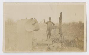 Primary view of object titled '[Photograph of Early Martin with Equipment]'.