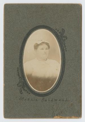 Primary view of object titled '[Portrait of Mollie Caldwell]'.