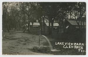 Primary view of object titled '[Postcard of Lake View Park]'.