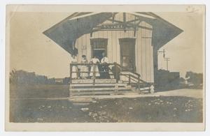 [Photograph of Axtell Railroad Station]