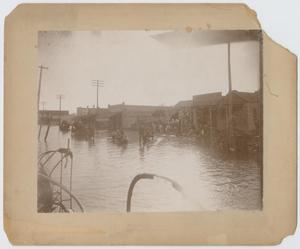 [Photograph of the 1898 Brazos River Flood]