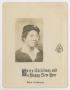Photograph: [Photograph of Mrs. Essie Anderson in Christmas Card]