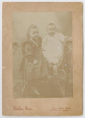 Primary view of object titled '[Photograph of Two Unidentified Children]'.