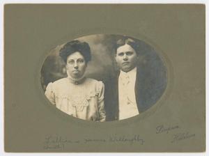 Primary view of object titled '[Portrait of Lillian and Horner Willoughby]'.