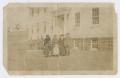 Thumbnail image of item number 1 in: '[Photograph of People in Front of Remount Depot Hospital]'.