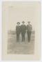 Thumbnail image of item number 1 in: '[Photograph of Three Men]'.