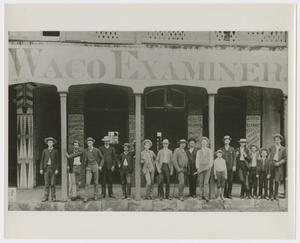 Primary view of object titled '[Photograph of Waco Examiner Office]'.