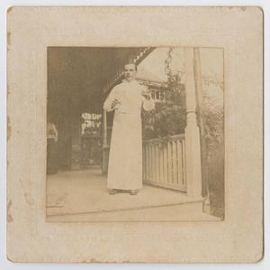 [Photograph of Unidentified Man with Apron]