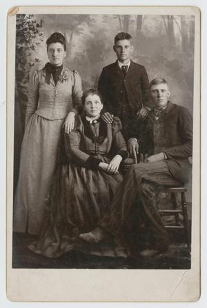 Primary view of object titled '[Photograph of Katie E. Logan and Family]'.