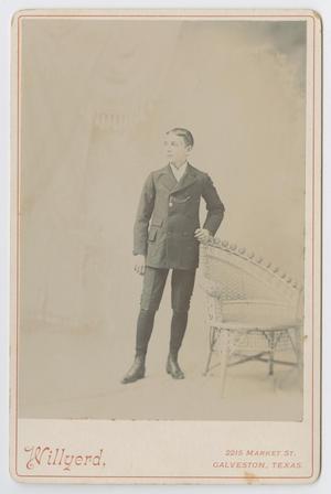 Primary view of object titled '[Portrait of Unidentified Boy]'.